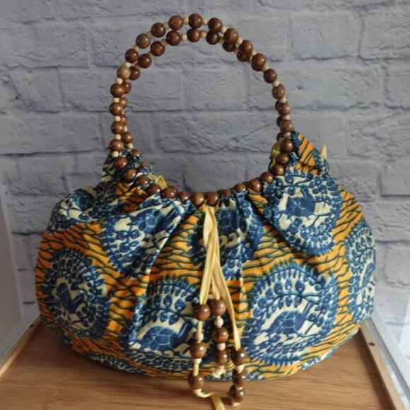 Vintage Bohemian fabric bag - Picture 1 of 9